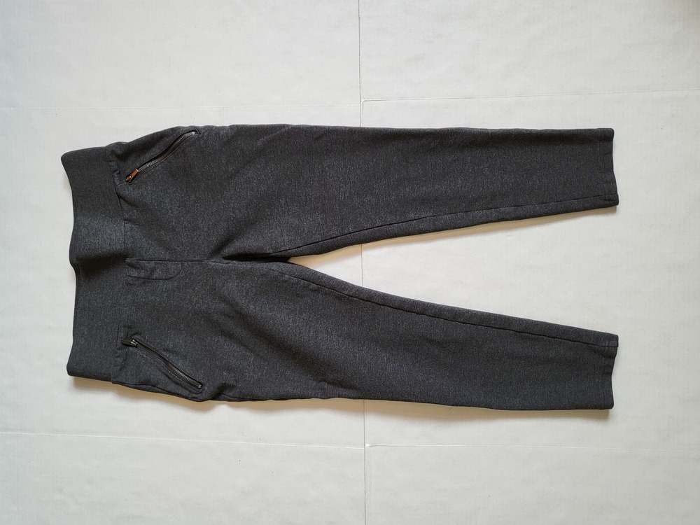 Anne Taylor Petit Gray Stretch Pants Women Sz MP